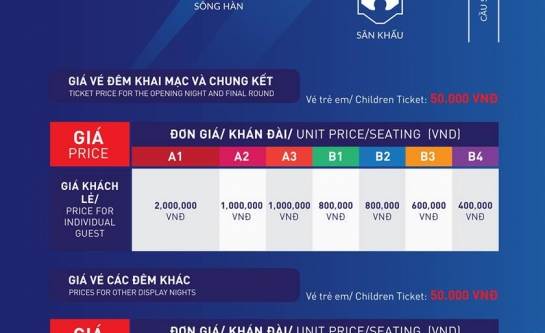 LỊCH THI ĐẤU LỄ HỘI PHÁO HOA QUỐC TẾ 2018