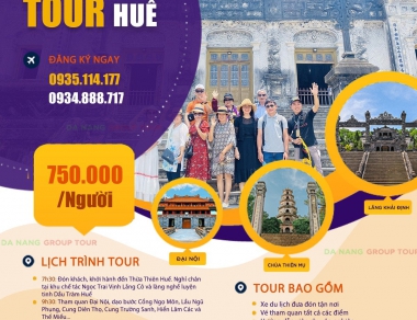 TOUR KINH THÀNH HUẾ 1 ngày